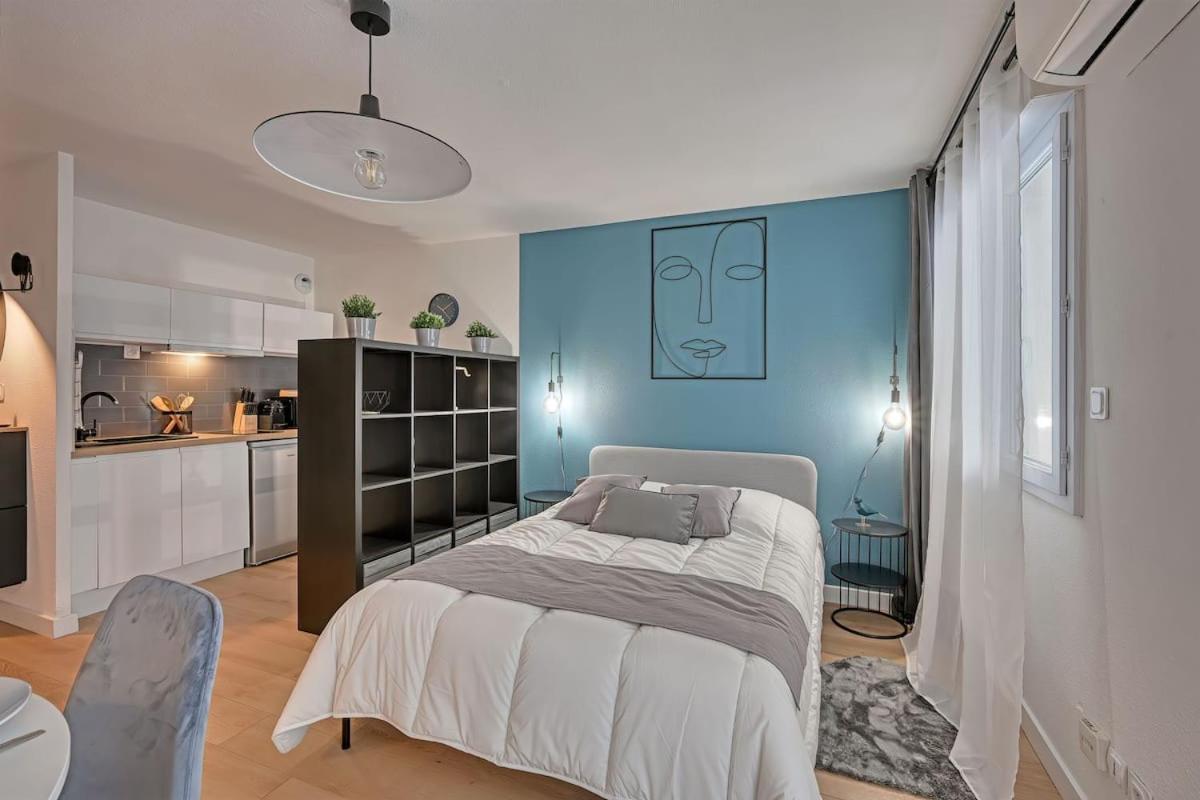063 - Studio Didion, Centre Gare St Roch, Clim, Balcon,4Pers Montpellier Dış mekan fotoğraf