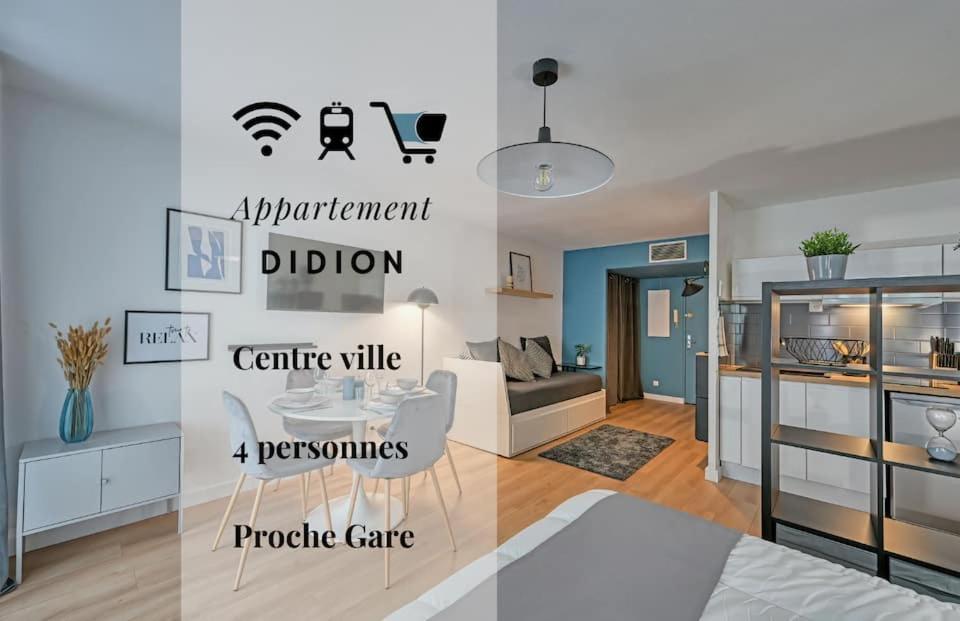 063 - Studio Didion, Centre Gare St Roch, Clim, Balcon,4Pers Montpellier Dış mekan fotoğraf